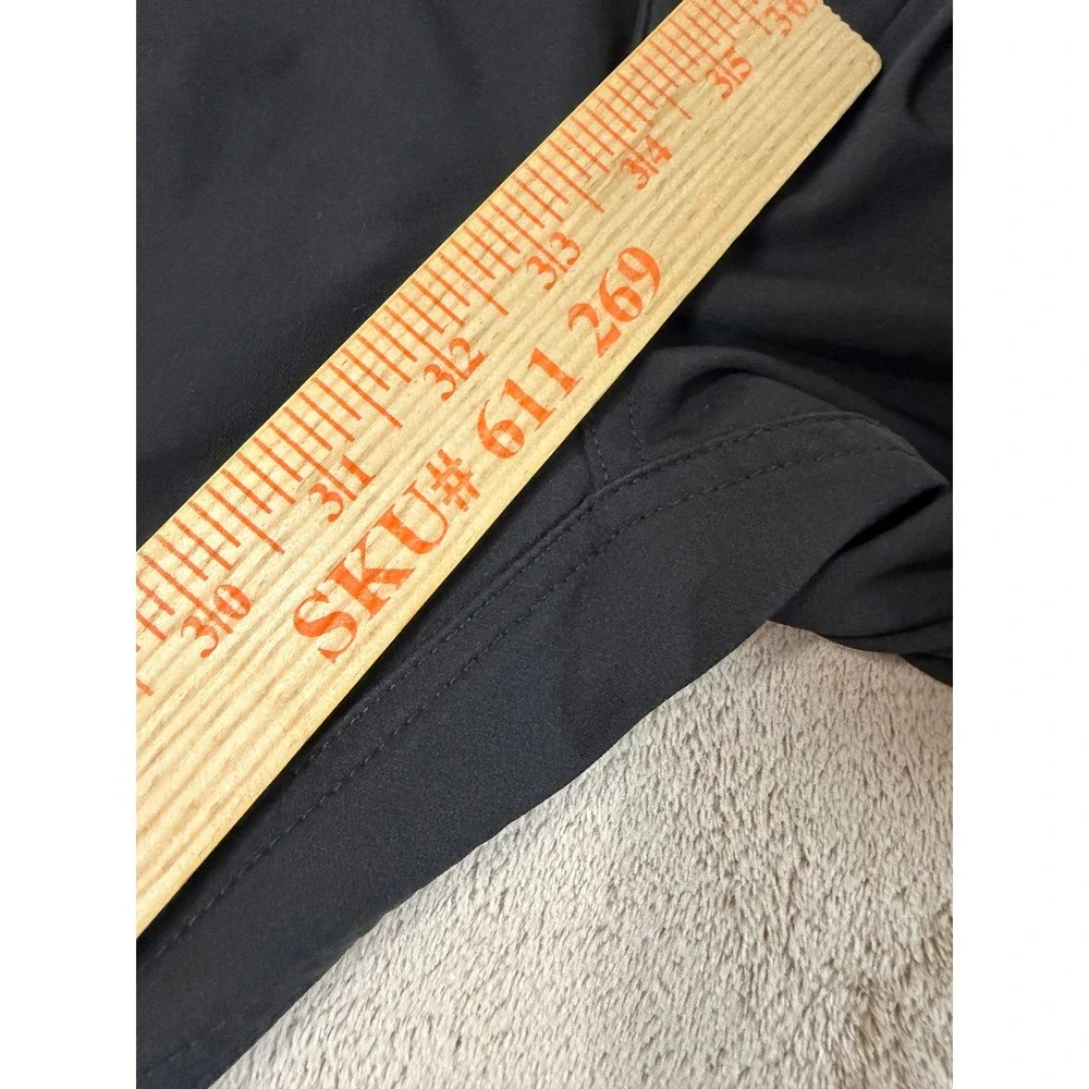Amazon Luly Yang Cargo Pants Mens Size L 34-36 Black Delivery Driver Uniform EUC
